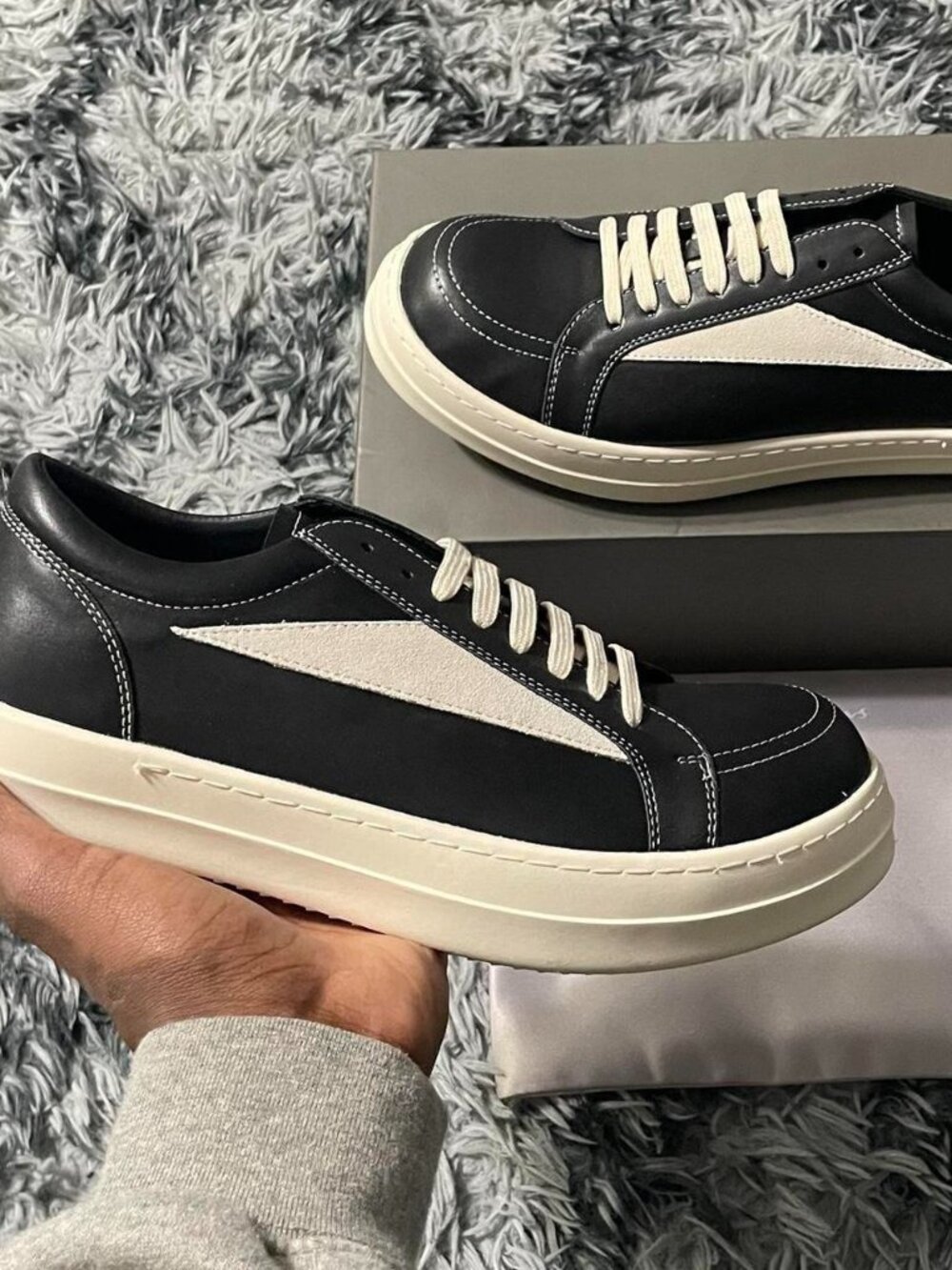 Rick Owen vans(leather)